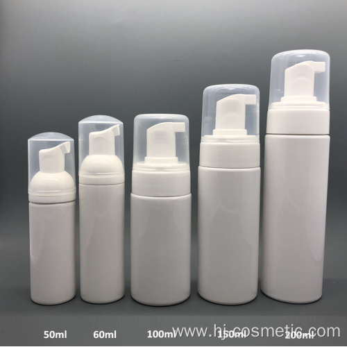 30ml 50ml 60ml 100ml 150ml 200ml Plastic Cosmetics Foam Pump Bottle Foaming Soap Dispenser Bottle (for Lash Foaming Cleanser)